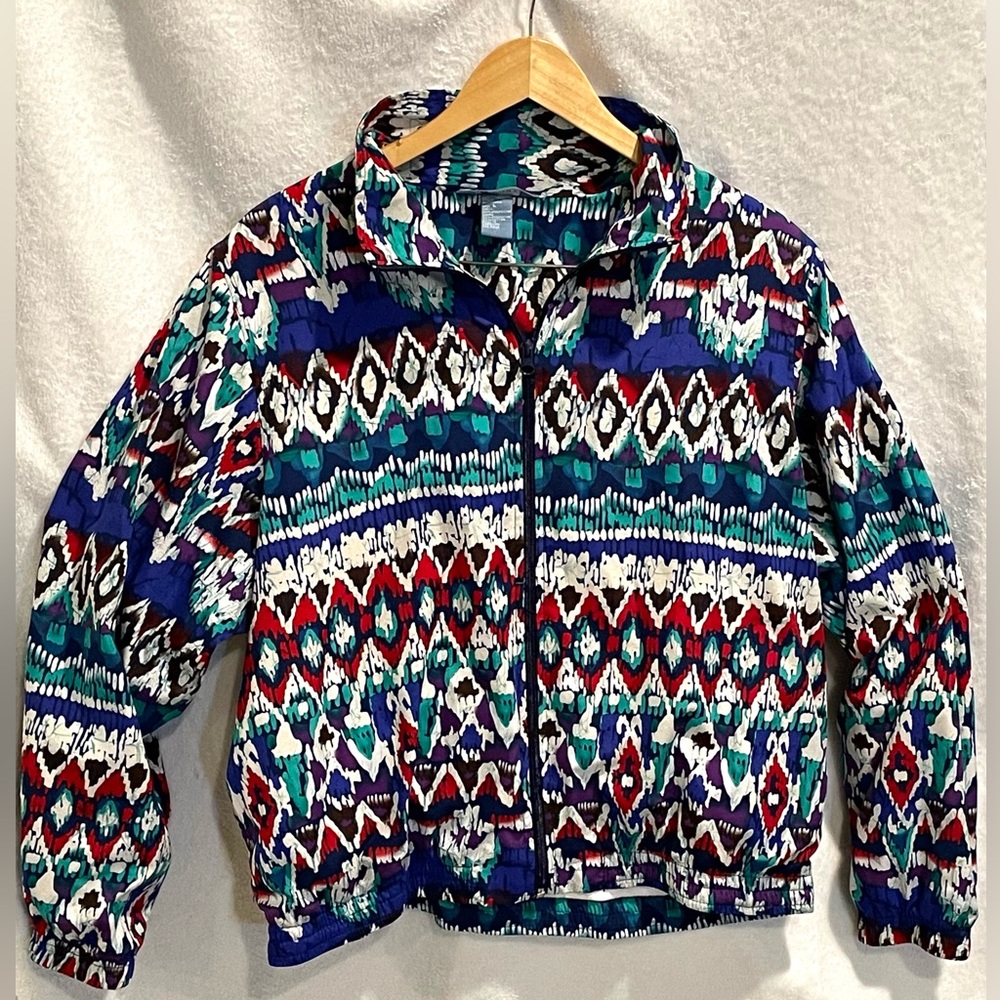 Colorful Pattern Koret Windbreaker Jacket